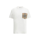 Burberry White Cotton T-Shirt